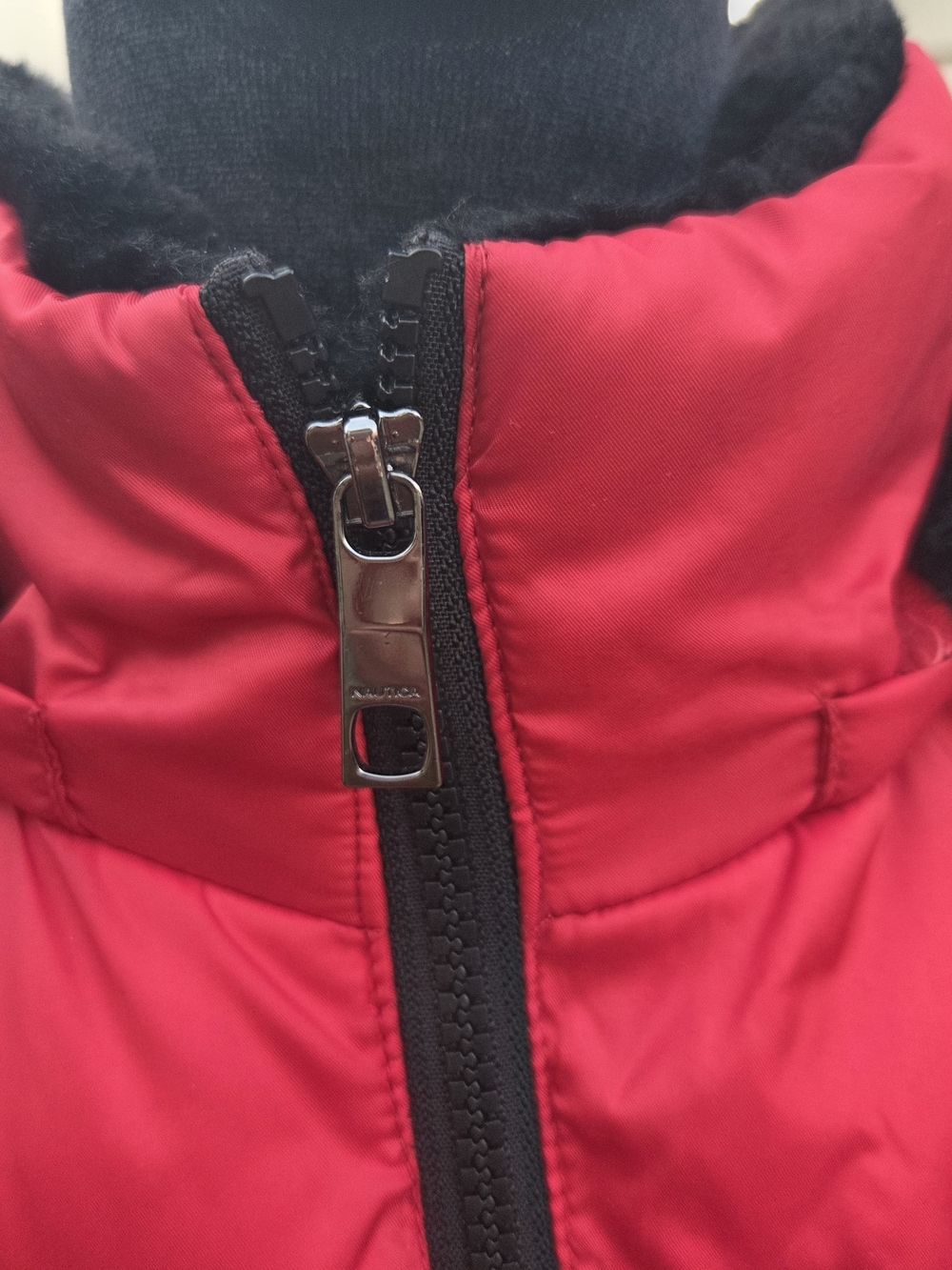 Nautica Red Puffer Ski Jacket - Picture 6 of 14